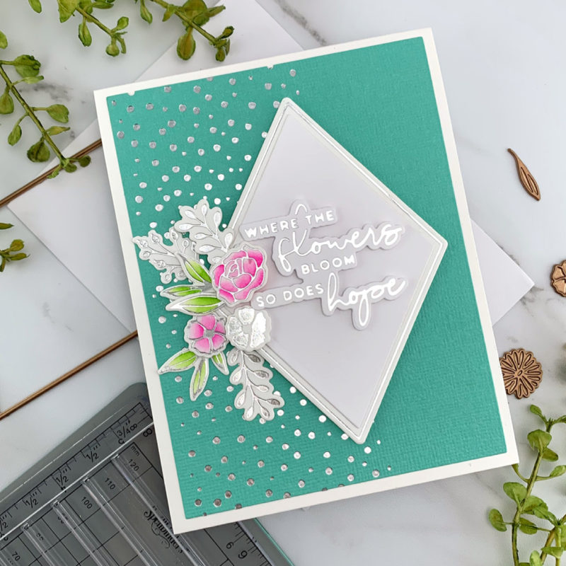 Diamond Floral Frame – Spellbinders